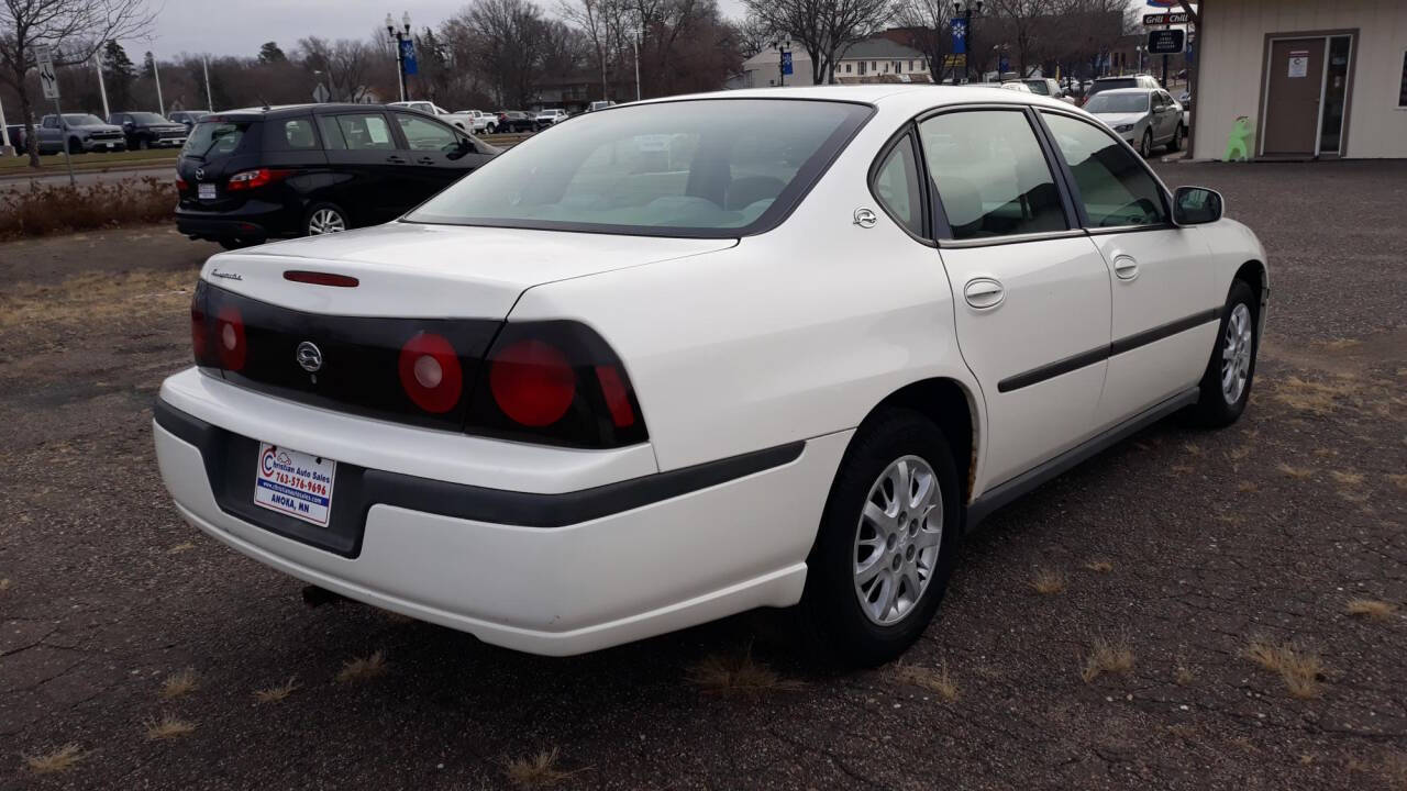 2005 Chevrolet Impala for sale at CHRISTIAN AUTO SALES in Anoka, MN