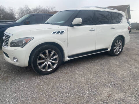 2014 Infiniti QX80 for sale at Major Automotive Group LLC in Baxter TN
