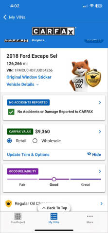 2018 Ford Escape SEL