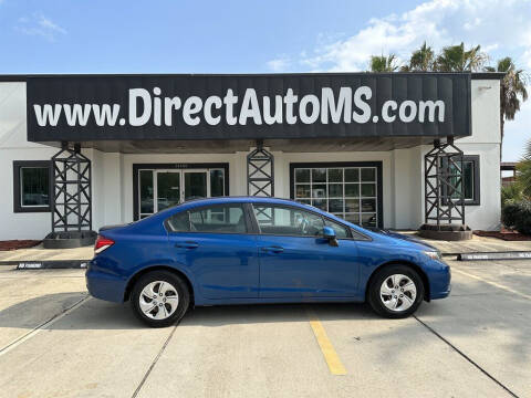 2013 Honda Civic for sale at Direct Auto in D'Iberville MS