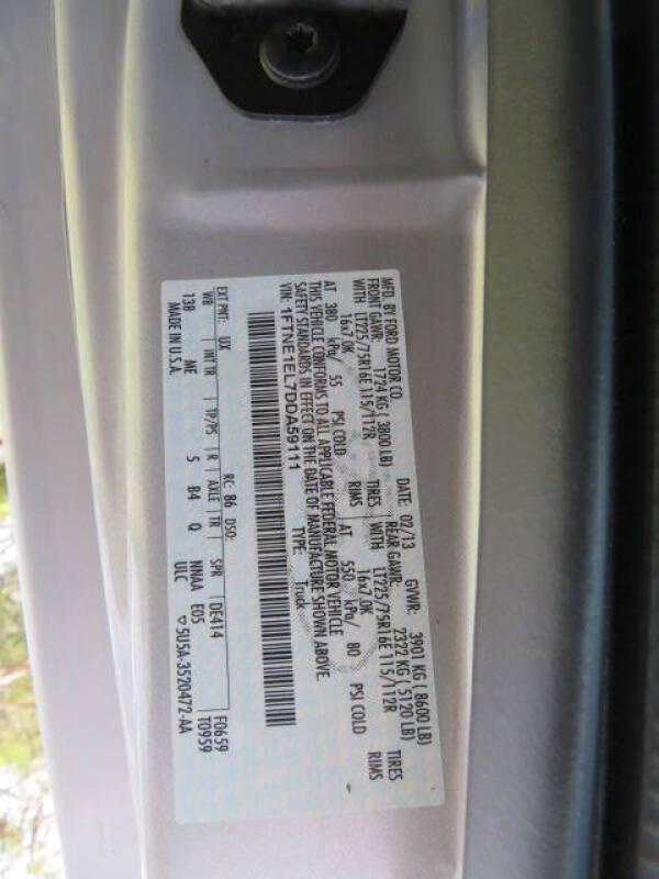 2013 Ford E-Series E-150