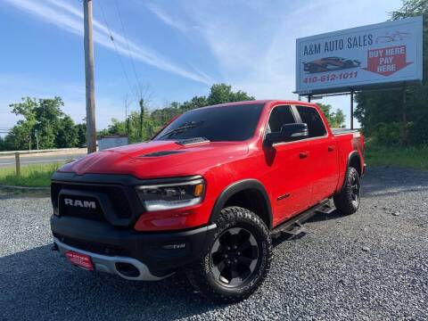 2019 RAM Ram Pickup 1500 for sale at A&M Auto Sales in Edgewood MD