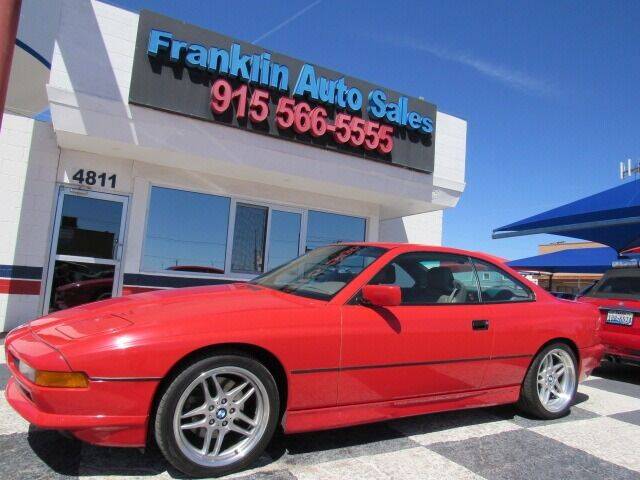 1991 BMW 8 Series for sale at Franklin Auto Sales in El Paso TX