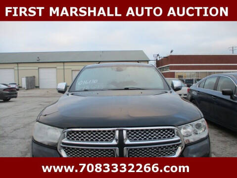 2011 Dodge Durango for sale at First Marshall Auto Auction in Harvey IL
