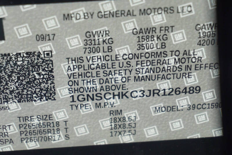 2018 Chevrolet Suburban LT