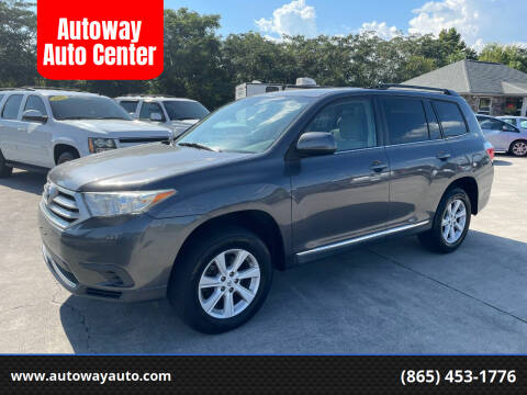 2013 Toyota Highlander for sale at Autoway Auto Center in Sevierville TN