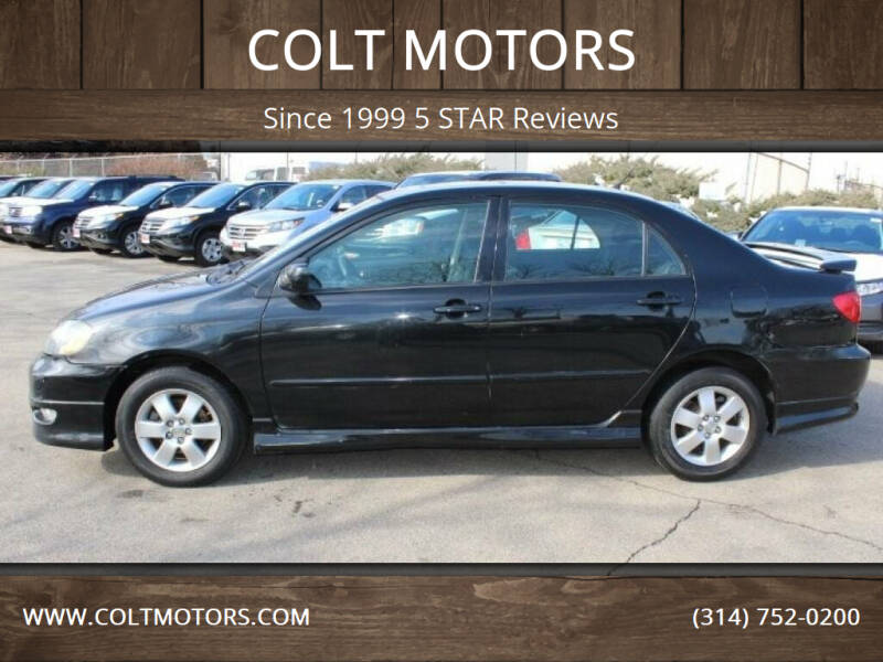 2006 Toyota Corolla for sale at COLT MOTORS in Saint Louis MO