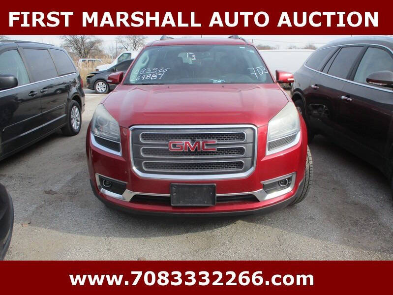 2013 GMC Acadia for sale at First Marshall Auto Auction in Harvey IL