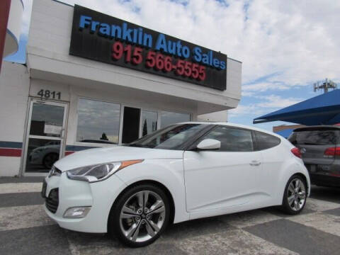 2016 Hyundai Veloster for sale at Franklin Auto Sales in El Paso TX