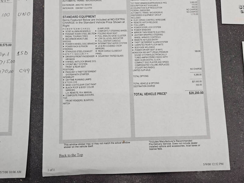 2000 Chevrolet Camaro Z28