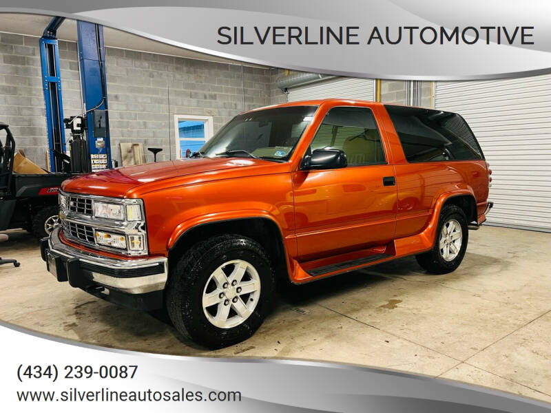 1994 Chevrolet Blazer for sale at Silverline Automotive in Lynchburg VA