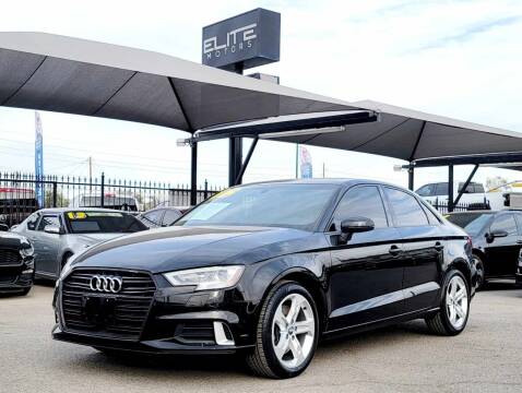 2018 Audi A3 for sale at Elite Motors in El Paso TX