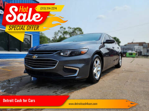 2017 Chevrolet Malibu for sale at Detroit Cash for Cars in Warren MI