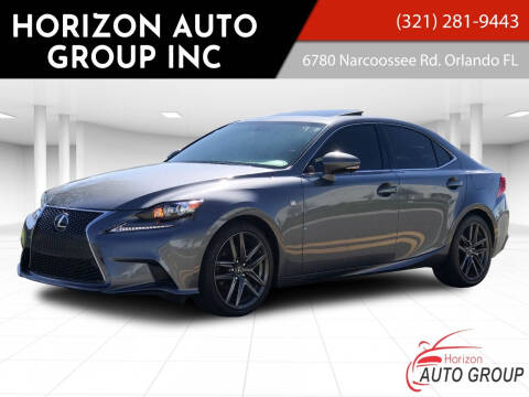 2014 Lexus IS 250 for sale at HORIZON AUTO GROUP INC in Orlando FL