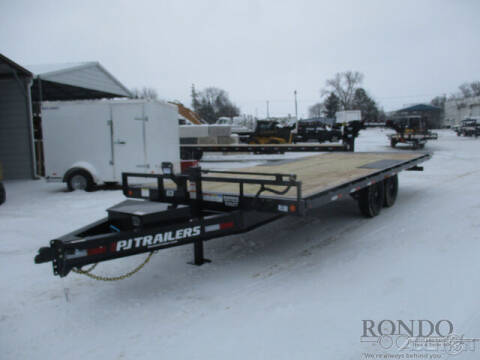 2023 PJ Trailer T8 Equipment Deckover Tilt T8J for sale at Rondo Truck & Trailer in Sycamore IL