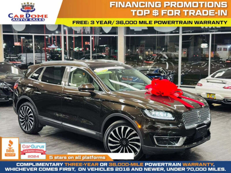 2019 Lincoln Nautilus for sale at CarDome in Detroit MI