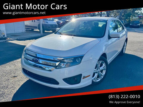 2012 Ford Fusion for sale at Giant Motor Cars in Tampa FL