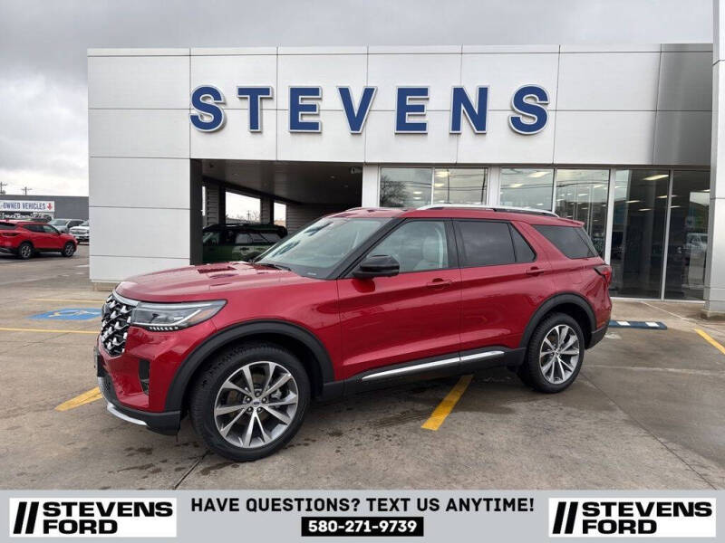 2025 Ford Explorer for sale at STEVENS FORD in Enid OK