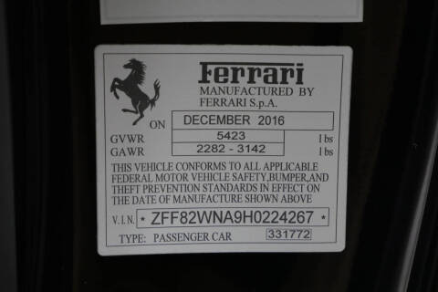 2017 Ferrari GTC4Lusso