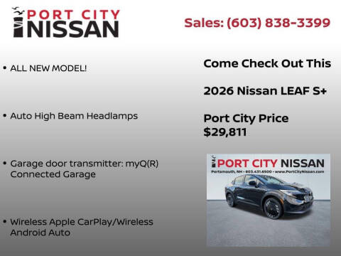 2026 Nissan LEAF S+