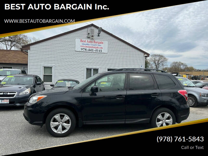 2014 Subaru Forester for sale at BEST AUTO BARGAIN inc. in Lowell MA