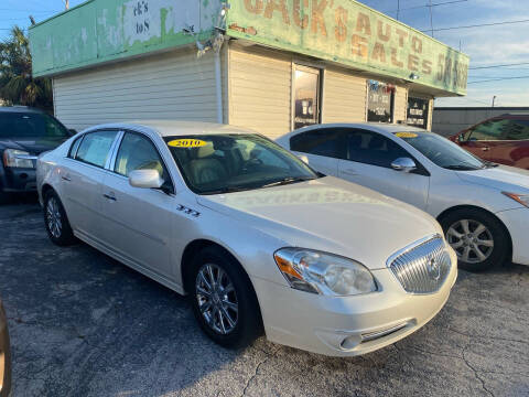 2010 Buick Lucerne for sale at Jack's Auto Sales in Port Richey FL