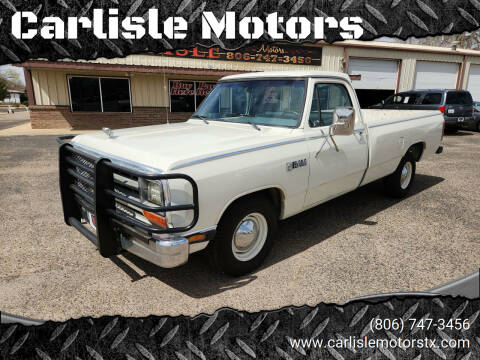 1987 Dodge RAM 150 for sale at Carlisle Motors in Lubbock TX