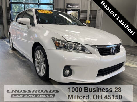 2013 Lexus CT 200h for sale at Crossroads Car & Truck in Milford OH