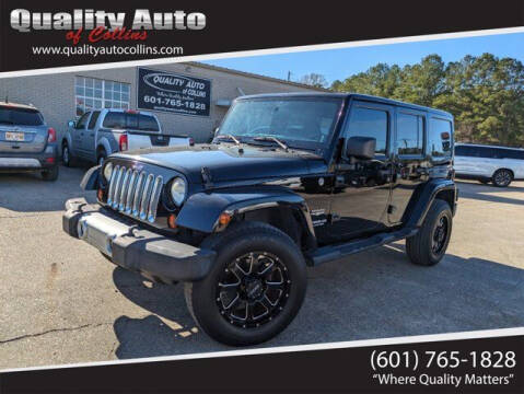 2012 Jeep Wrangler Unlimited for sale at Quality Auto of Collins in Collins MS