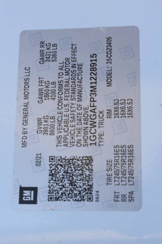 2021 Chevrolet Express 2500