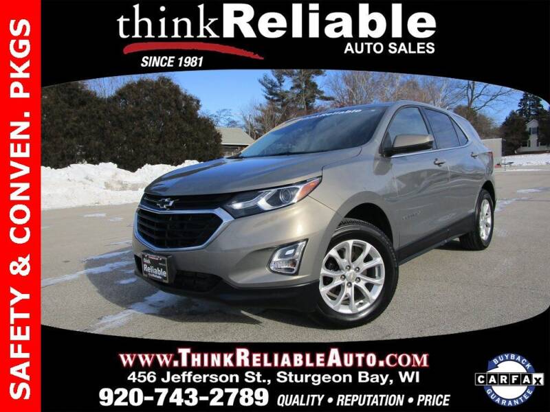 2018 Chevrolet Equinox for sale at RELIABLE AUTOMOBILE SALES, INC in Sturgeon Bay WI