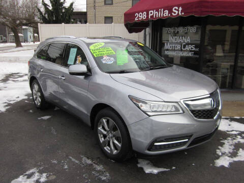 2016 Acura MDX for sale at INDIANA MOTORCARS LLC in Indiana PA