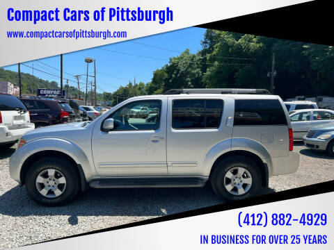 2005 Nissan Pathfinder for sale at Compact Cars of Pittsburgh in Pittsburgh PA