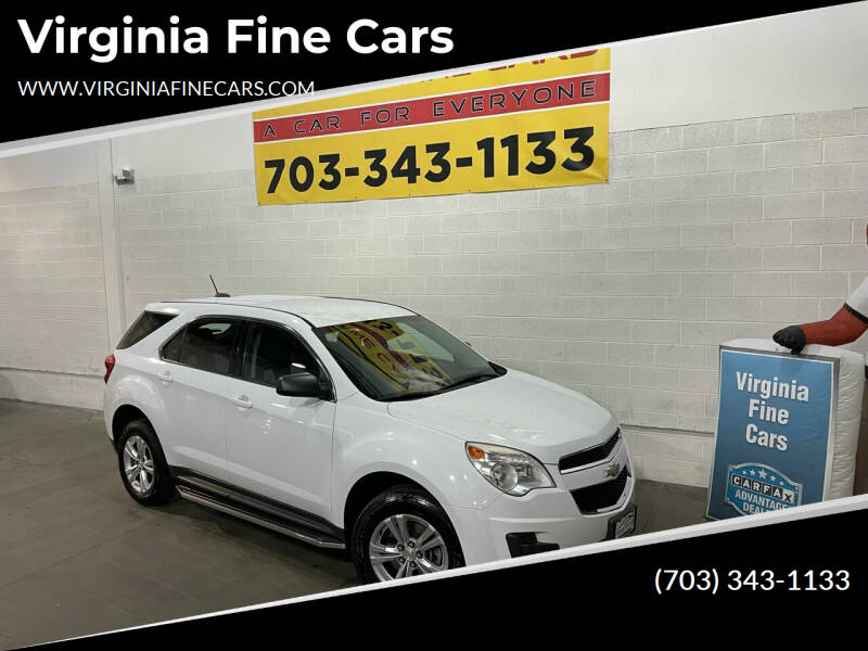 2015 Chevrolet Equinox for sale at Virginia Fine Cars in Chantilly VA