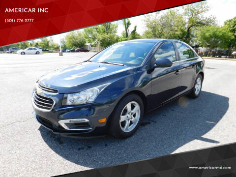 2016 Chevrolet Cruze Limited for sale at AMERICAR INC in Laurel MD