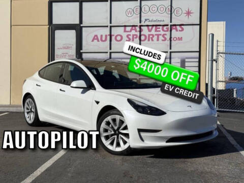 2021 Tesla Model 3 for sale at Las Vegas Auto Sports in Las Vegas NV