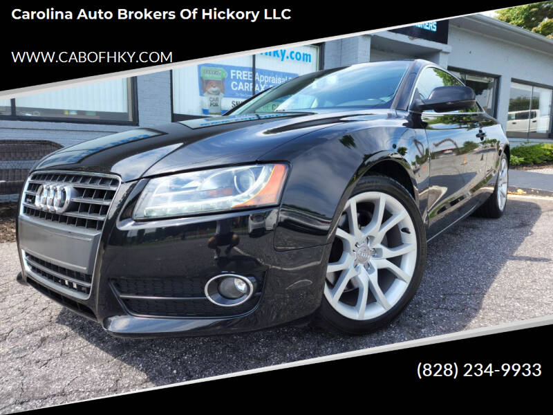 2012 Audi A5 for sale at Carolina Auto Brokers of Hickory LLC in Newton NC