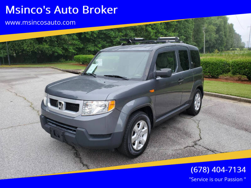 2010 Honda Element for sale at Msinco's Auto Broker in Snellville GA