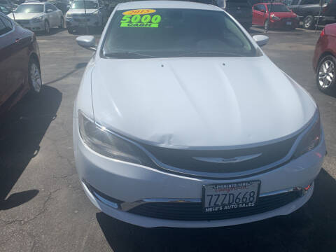 2015 Chrysler 200 for sale at Neri's Auto Sales in Sanger CA