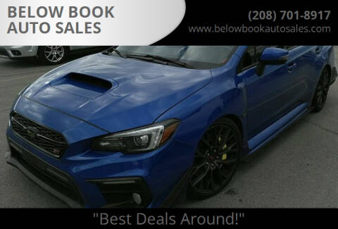 2018 Subaru WRX for sale at BELOW BOOK AUTO SALES in Idaho Falls ID