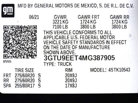 2021 GMC Sierra 1500