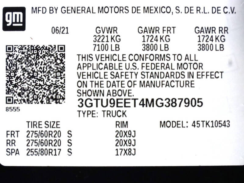 2021 GMC Sierra 1500