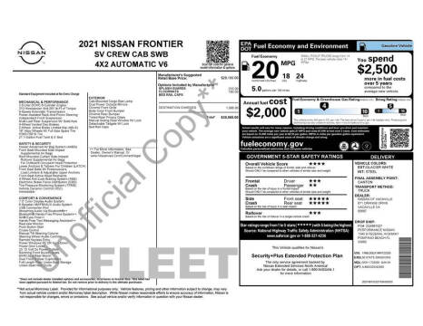 2021 Nissan Frontier S
