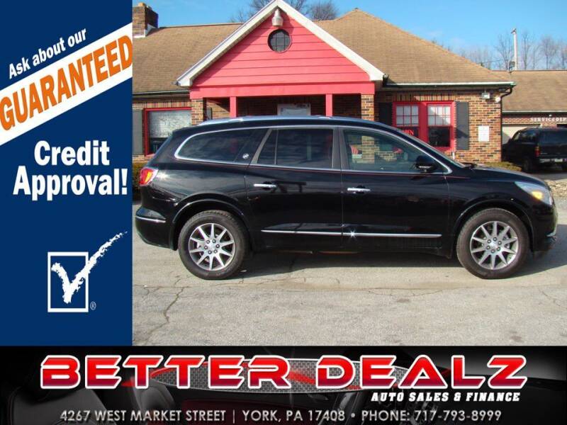 2016 Buick Enclave for sale at Better Dealz Auto Sales & Finance in York PA