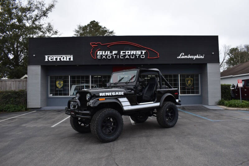 1978 Jeep CJ-7 for sale at Gulf Coast Exotic Auto in Gulfport MS