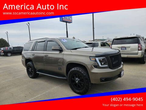 2016 Chevrolet Tahoe for sale at America Auto Inc in South Sioux City NE