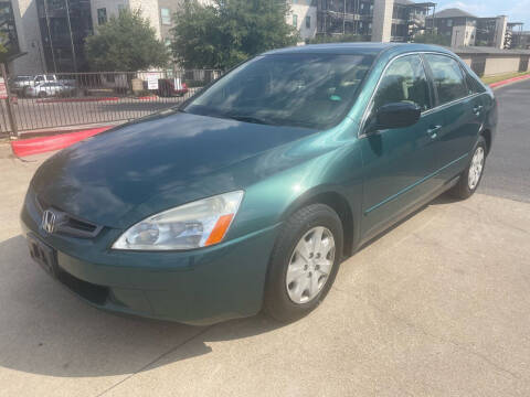2003 Honda Accord for sale at Zoom ATX in Austin TX