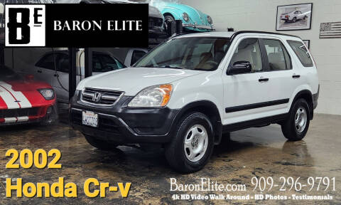 2002 Honda CR-V for sale at Baron Elite in Upland CA