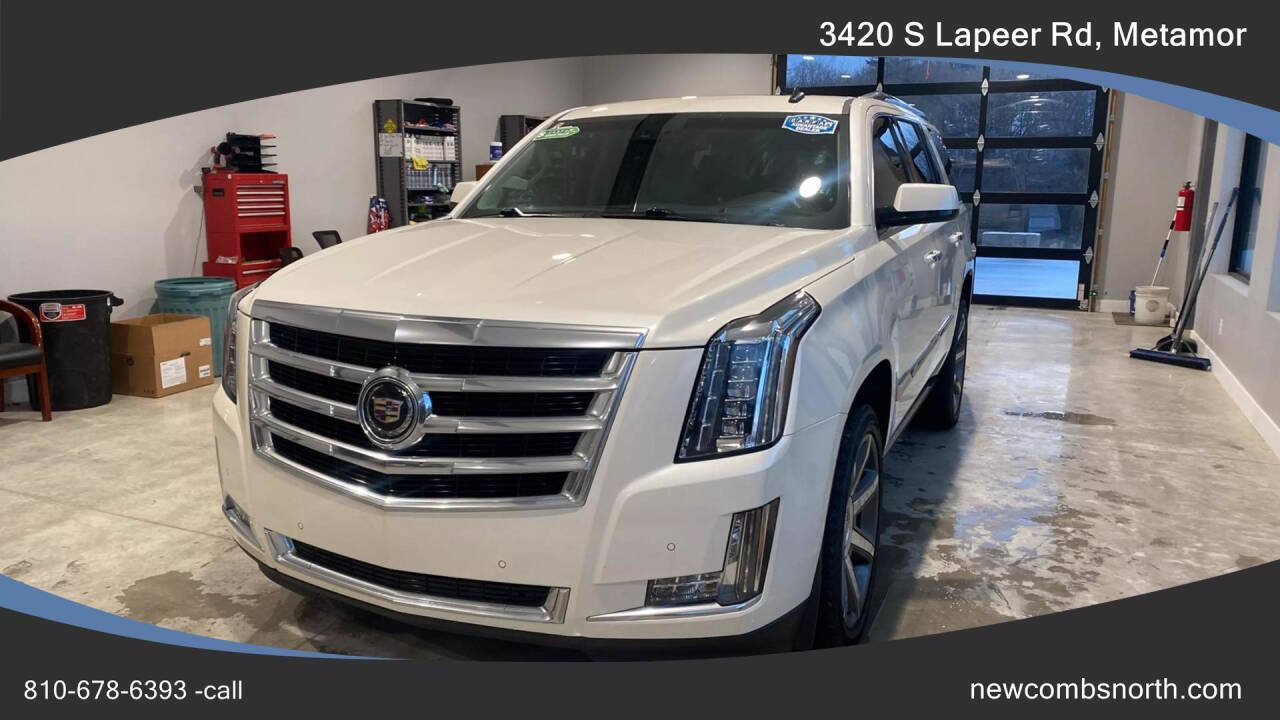 2015 Cadillac Escalade for sale at Newcombs North Certified Auto Sales in Metamora, MI