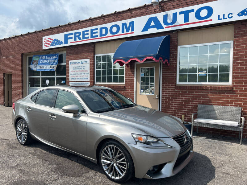 2014 Lexus IS 250 for sale at FREEDOM AUTO LLC in Wilkesboro NC
